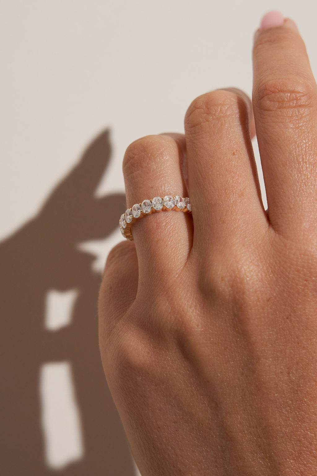 0.37 CT Round Full Eternity Lab Grown Diamond Wedding Band