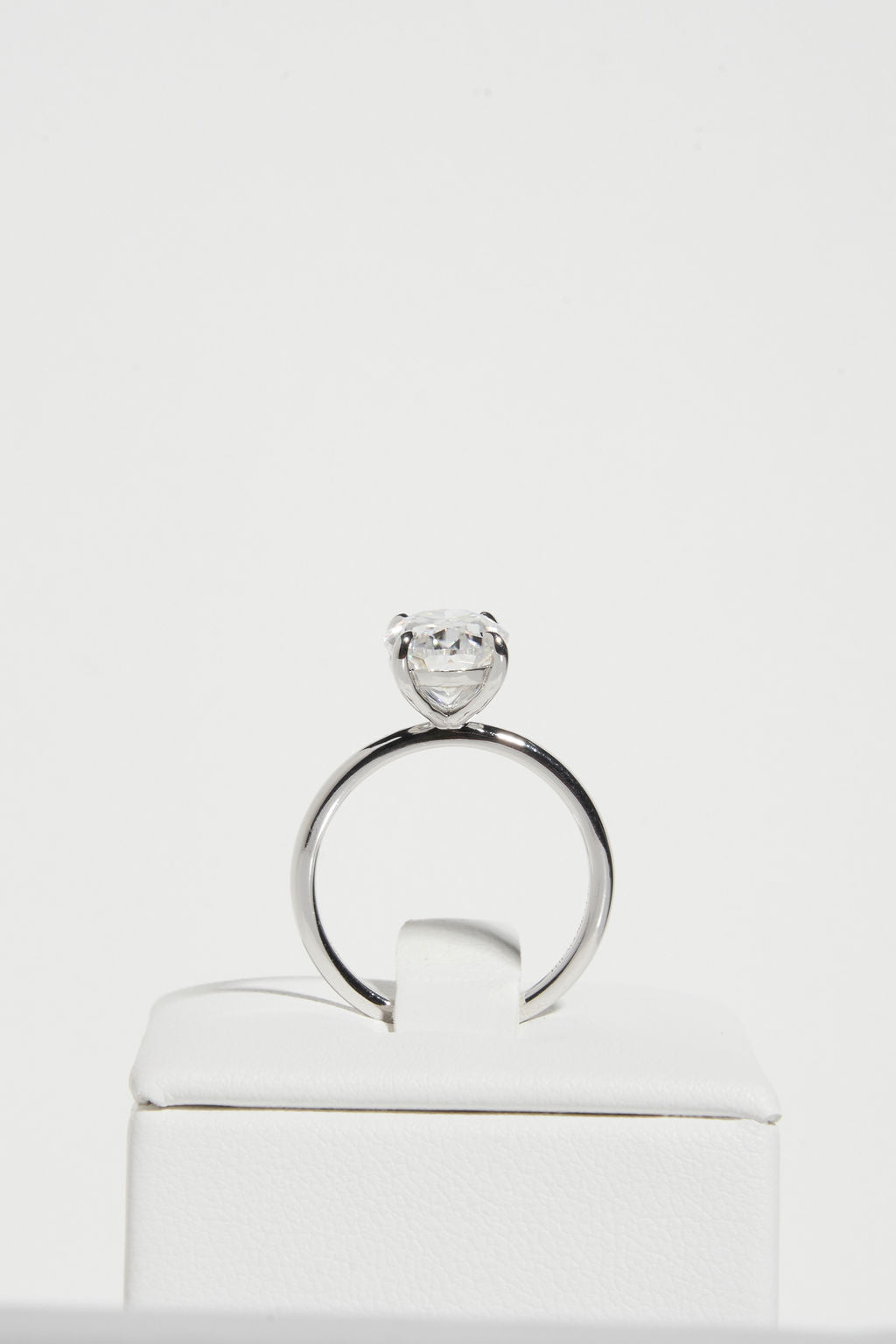 2 CT Round Three Stones Lab Grown Diamond Engagement Ring
