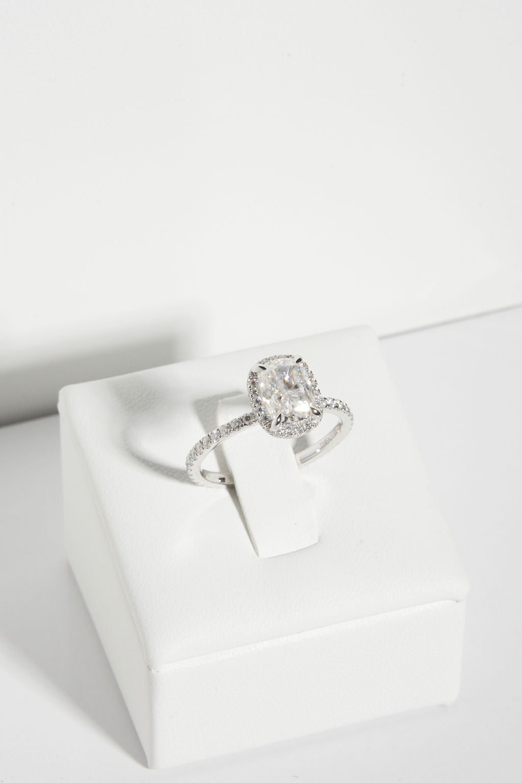 2 CT Round Three Stones Lab Grown Diamond Engagement Ring