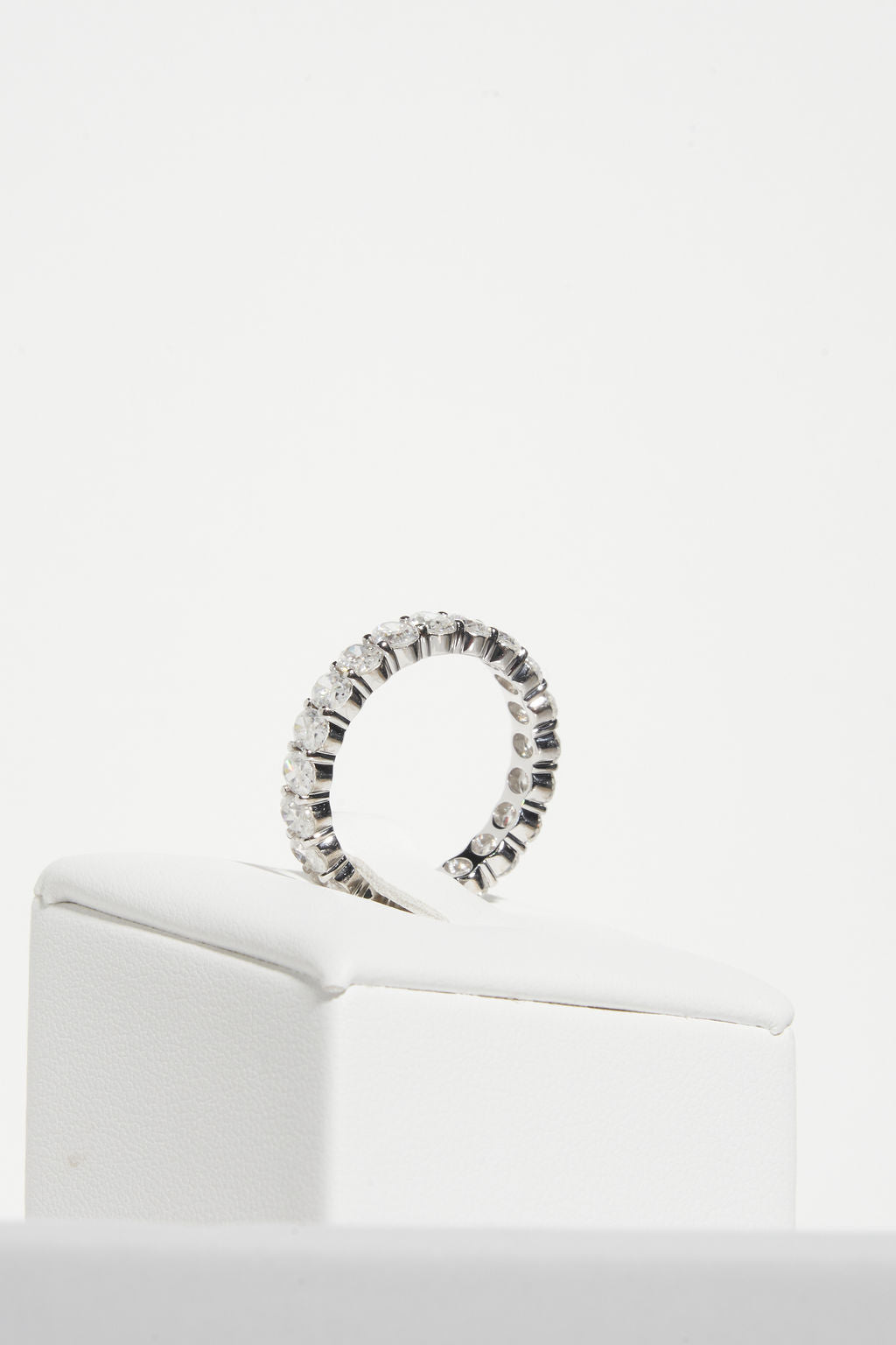0.37 CT Round Full Eternity Lab Grown Diamond Wedding Band