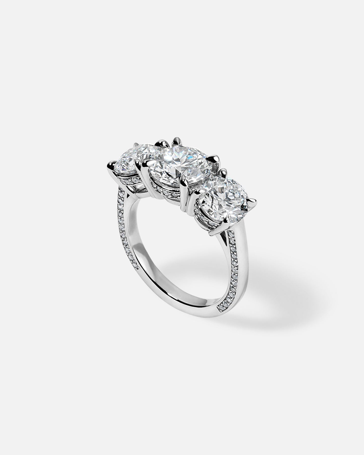 Marquise Cut Cluster Styled Lab Grown Diamond Engagement Ring