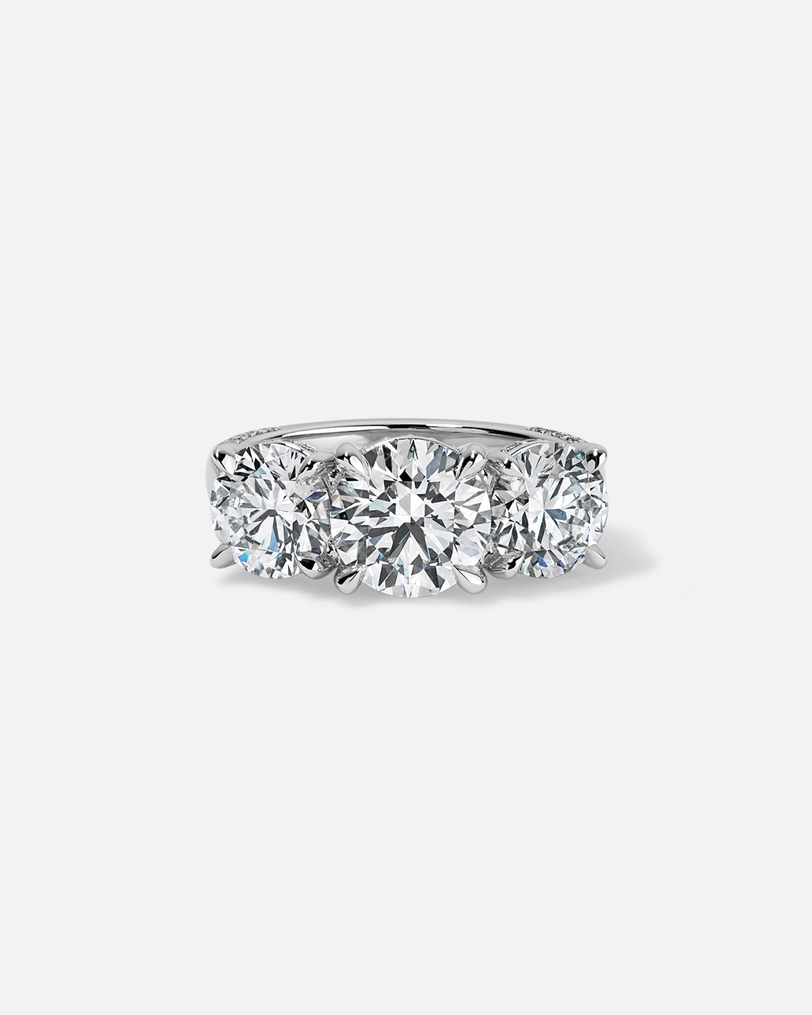 Marquise Cut Cluster Styled Lab Grown Diamond Engagement Ring
