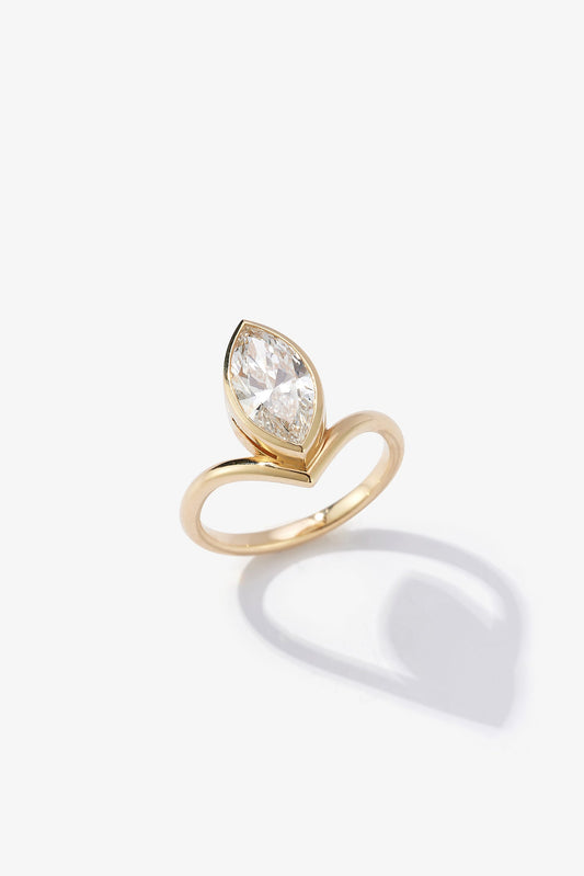 2 CT Round Three Stones Lab Grown Diamond Engagement Ring