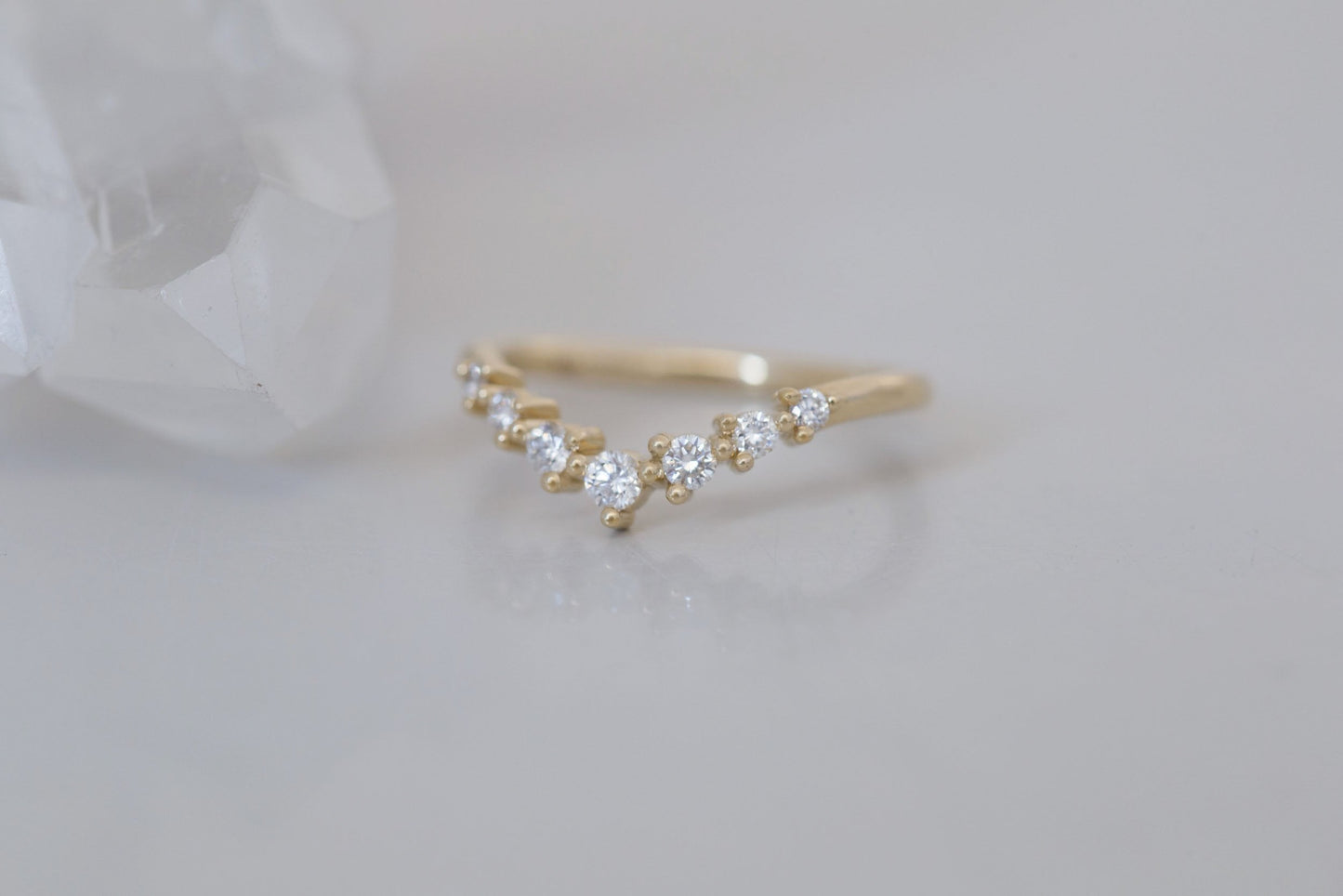0.37 CT Round Full Eternity Lab Grown Diamond Wedding Band