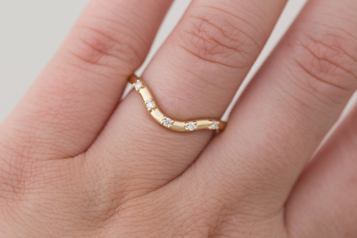 0.37 CT Round Full Eternity Lab Grown Diamond Wedding Band
