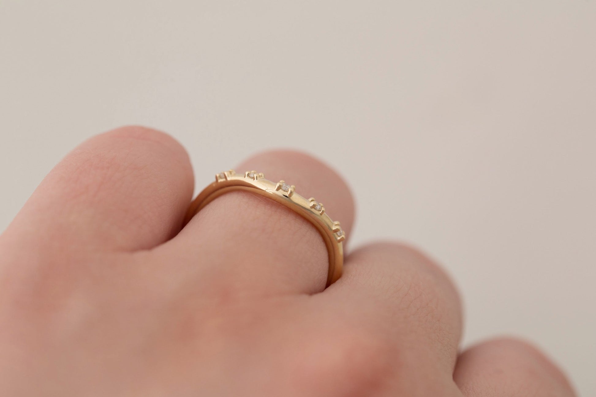 0.37 CT Round Full Eternity Lab Grown Diamond Wedding Band