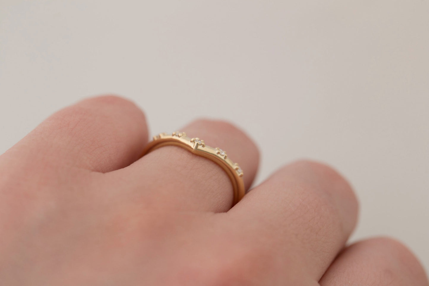 0.37 CT Round Full Eternity Lab Grown Diamond Wedding Band
