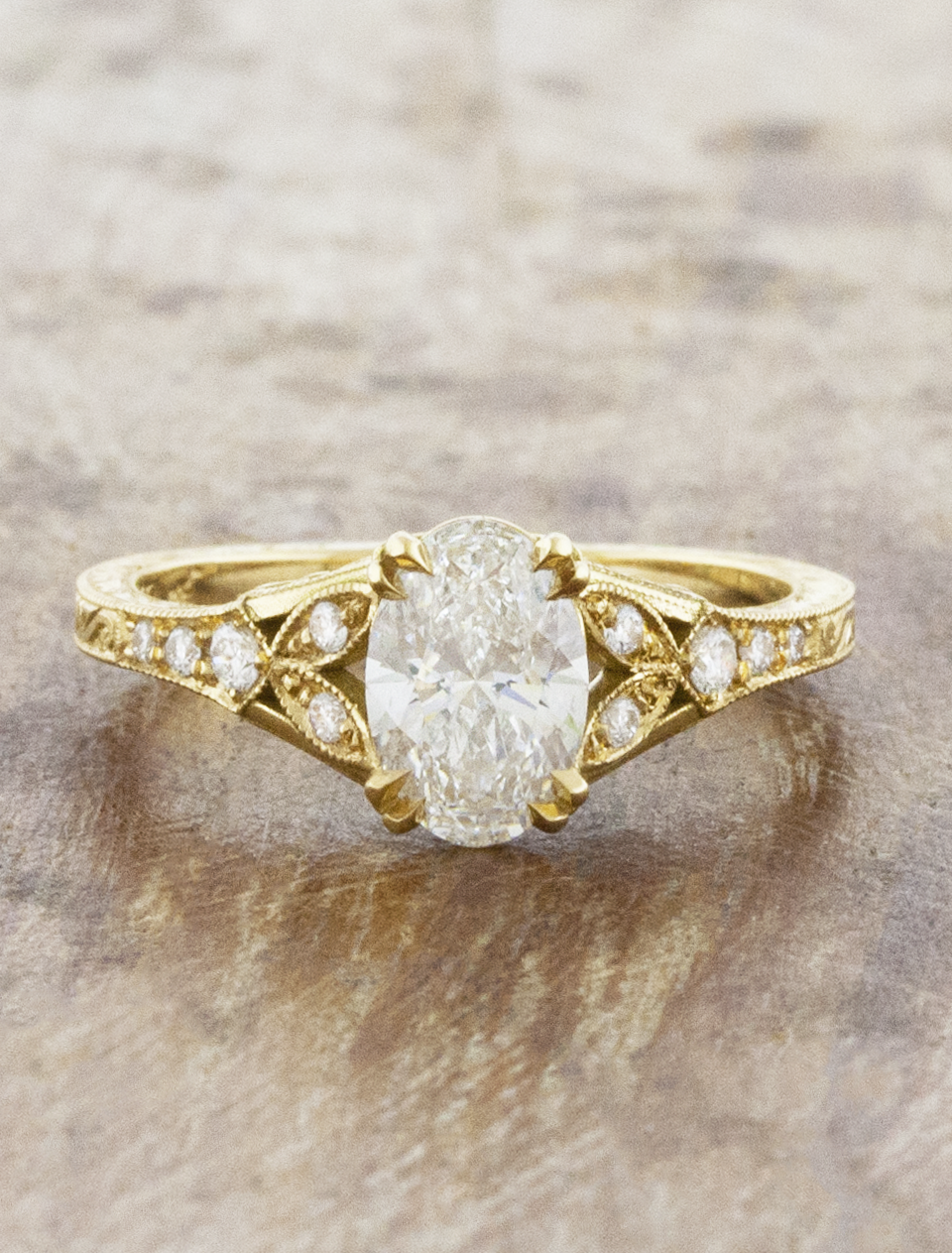 2 CT Round Three Stones Lab Grown Diamond Engagement Ring