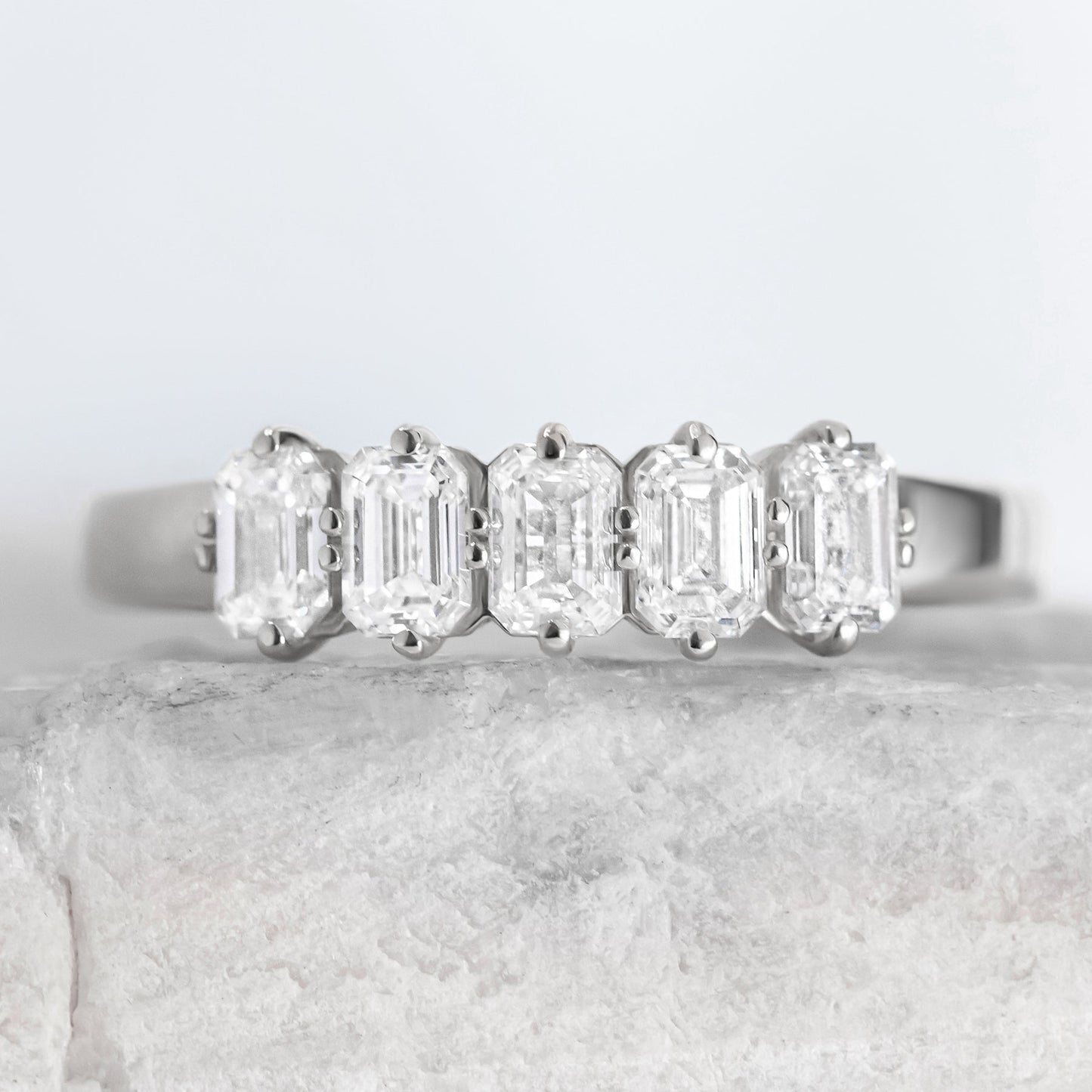 0.37 CT Round Full Eternity Lab Grown Diamond Wedding Band