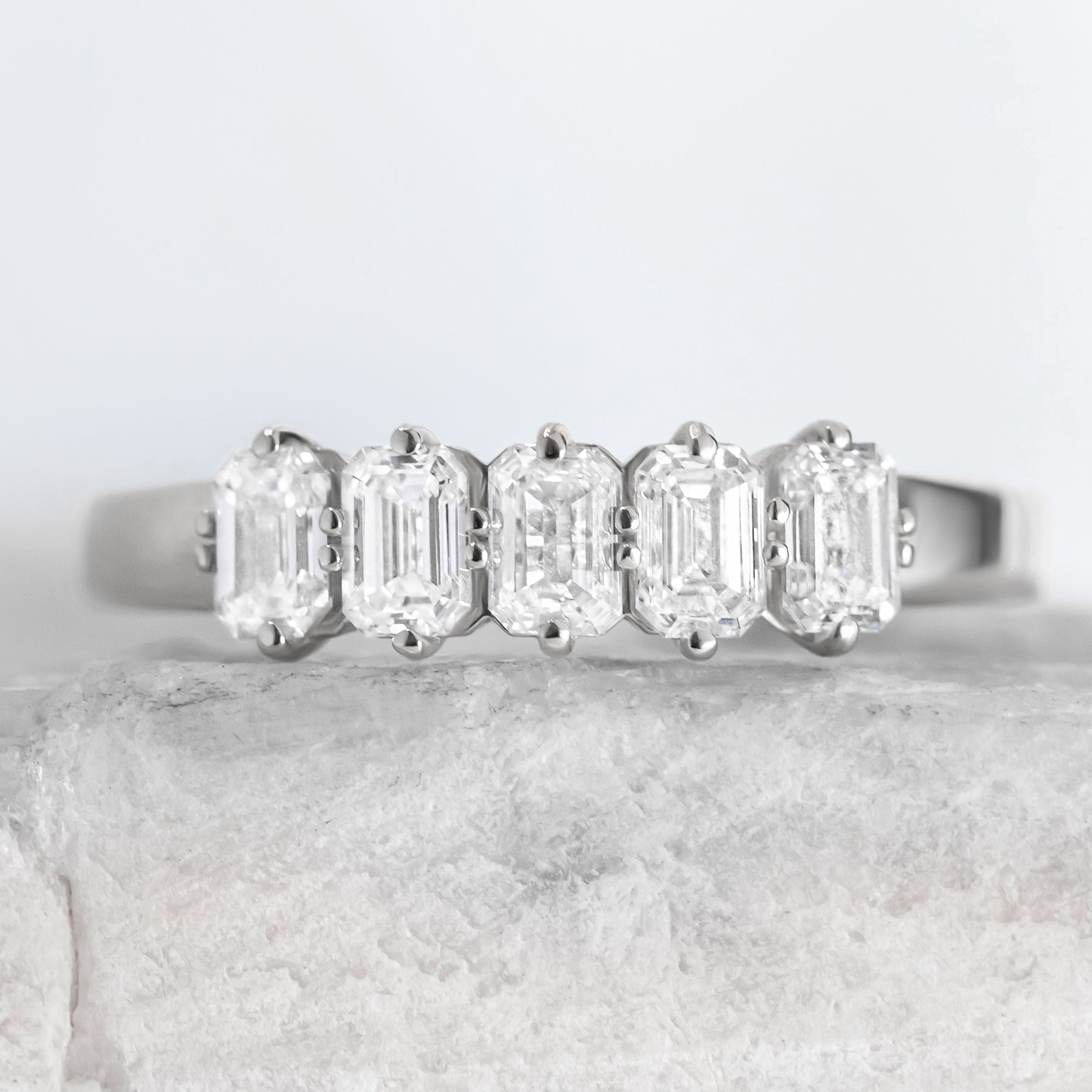 0.37 CT Round Full Eternity Lab Grown Diamond Wedding Band