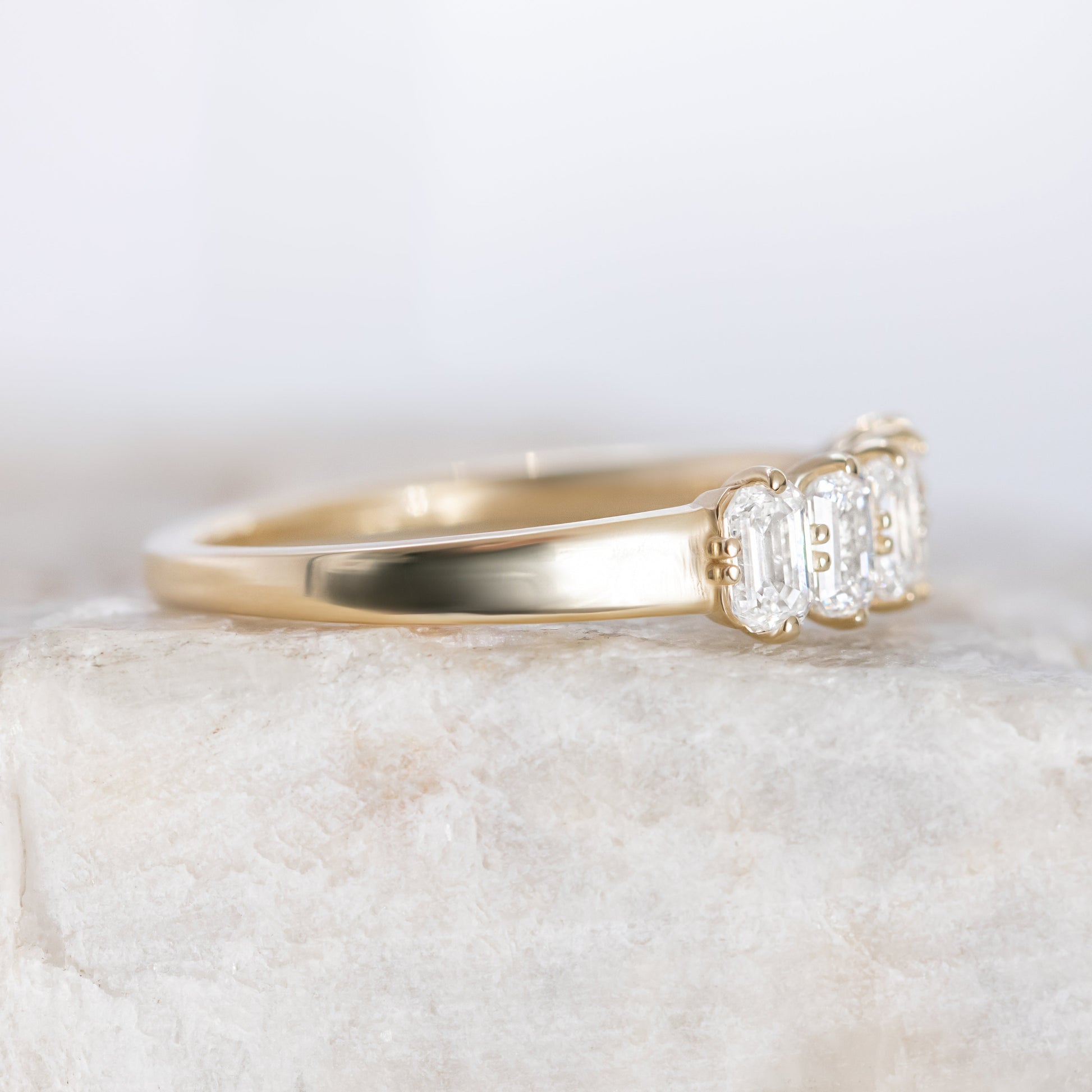 0.37 CT Round Full Eternity Lab Grown Diamond Wedding Band
