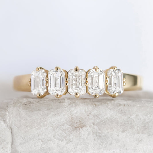 0.37 CT Round Full Eternity Lab Grown Diamond Wedding Band