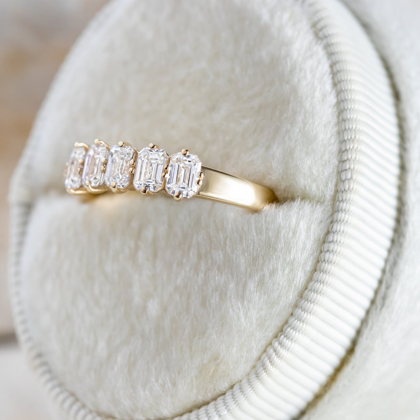 0.37 CT Round Full Eternity Lab Grown Diamond Wedding Band