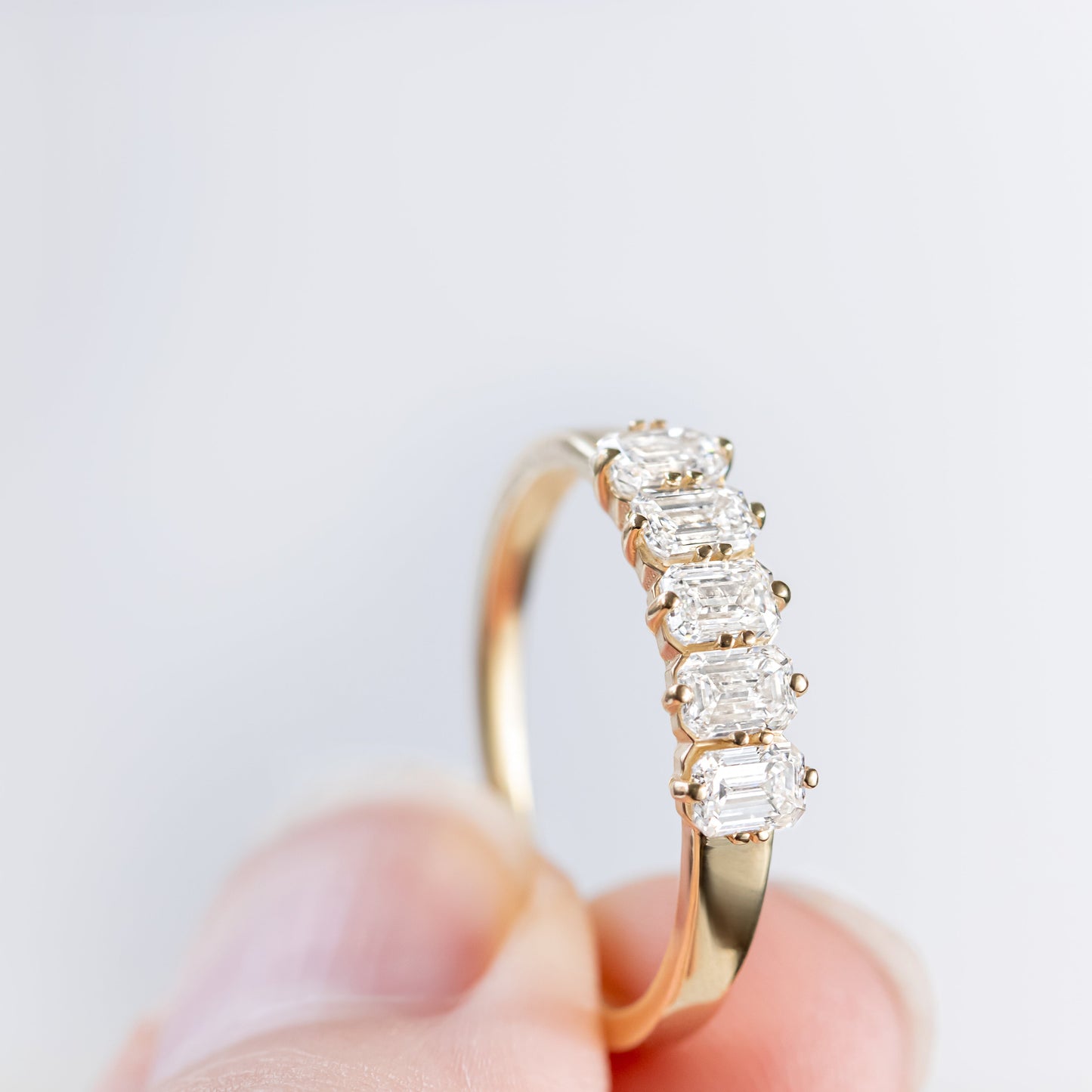 0.37 CT Round Full Eternity Lab Grown Diamond Wedding Band