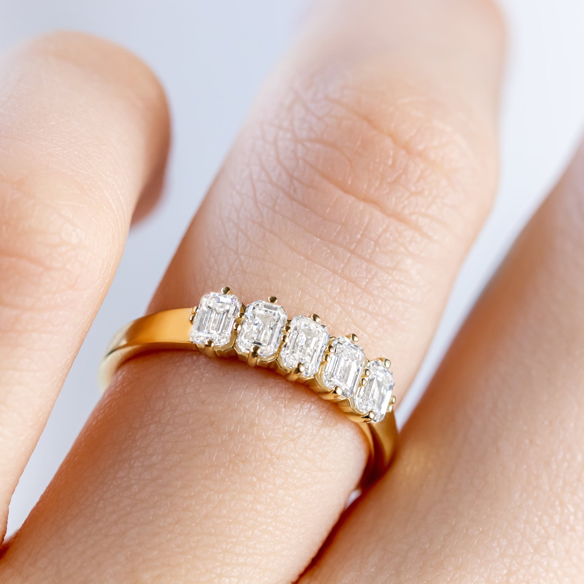 0.37 CT Round Full Eternity Lab Grown Diamond Wedding Band