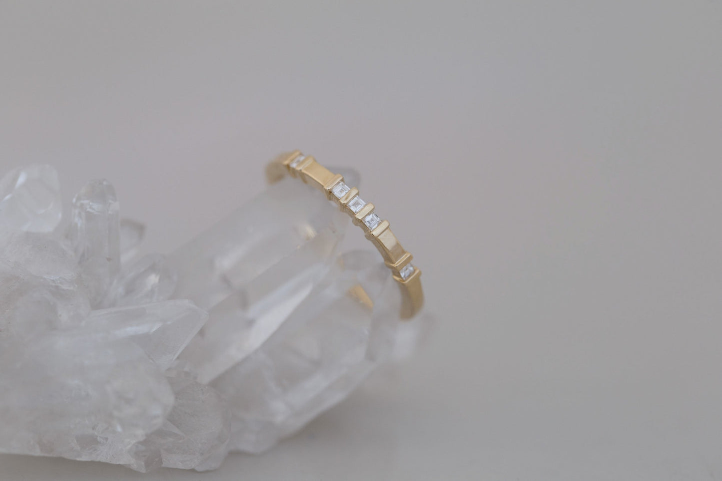 0.37 CT Round Full Eternity Lab Grown Diamond Wedding Band