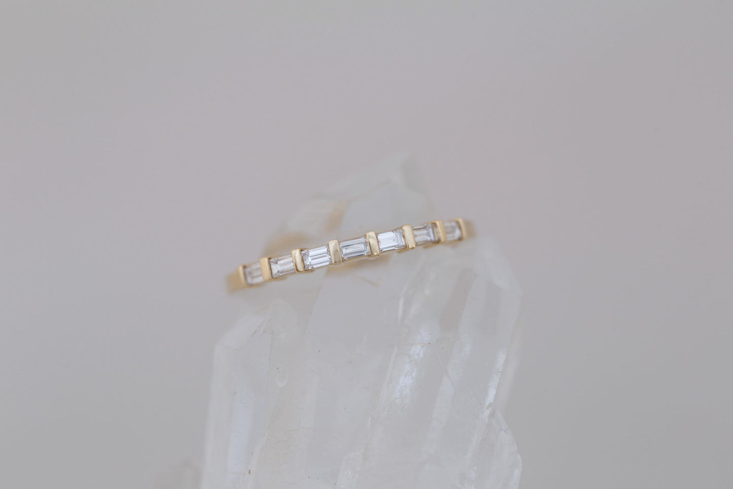 0.37 CT Round Full Eternity Lab Grown Diamond Wedding Band