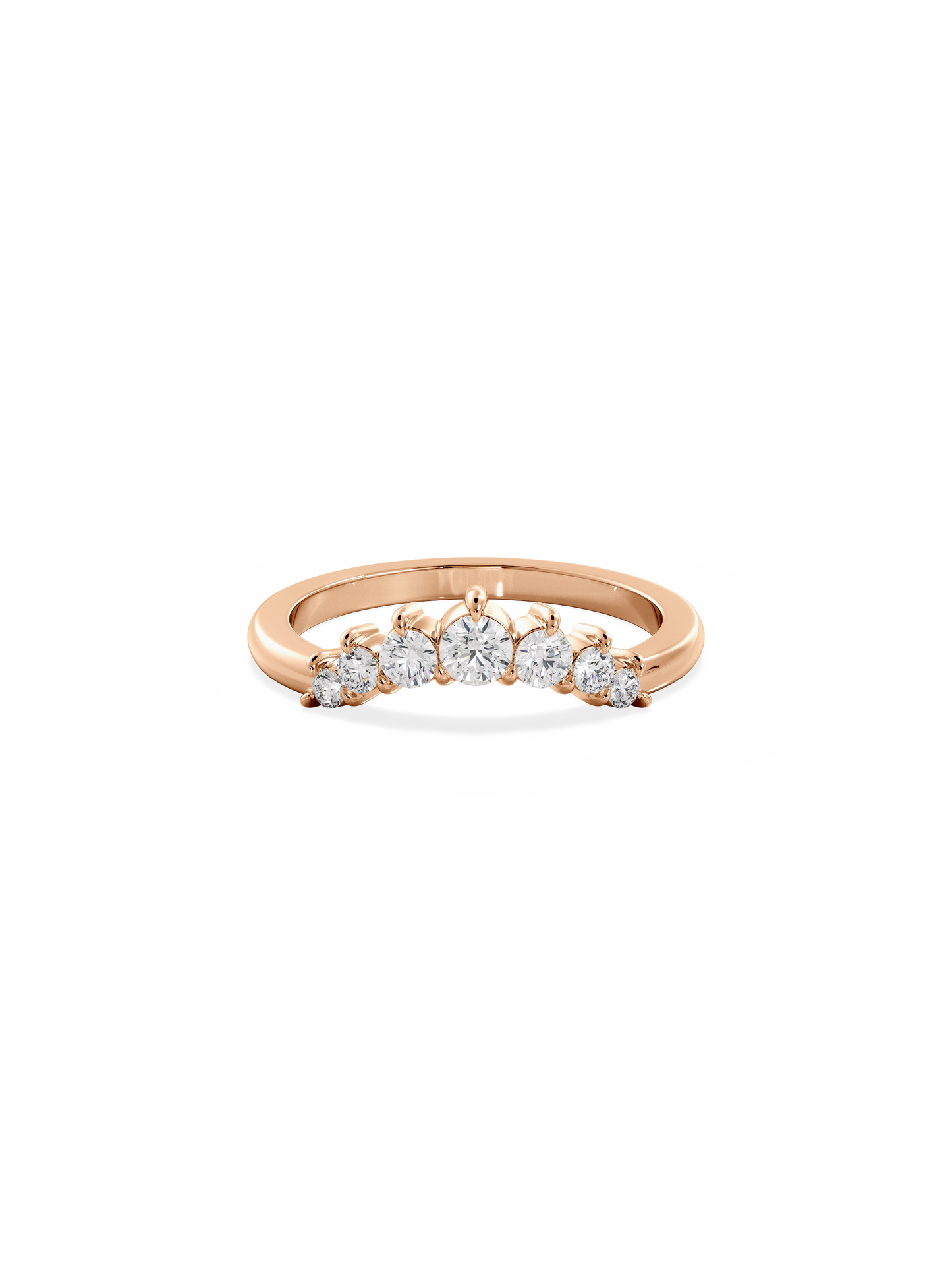 0.37 CT Round Full Eternity Lab Grown Diamond Wedding Band