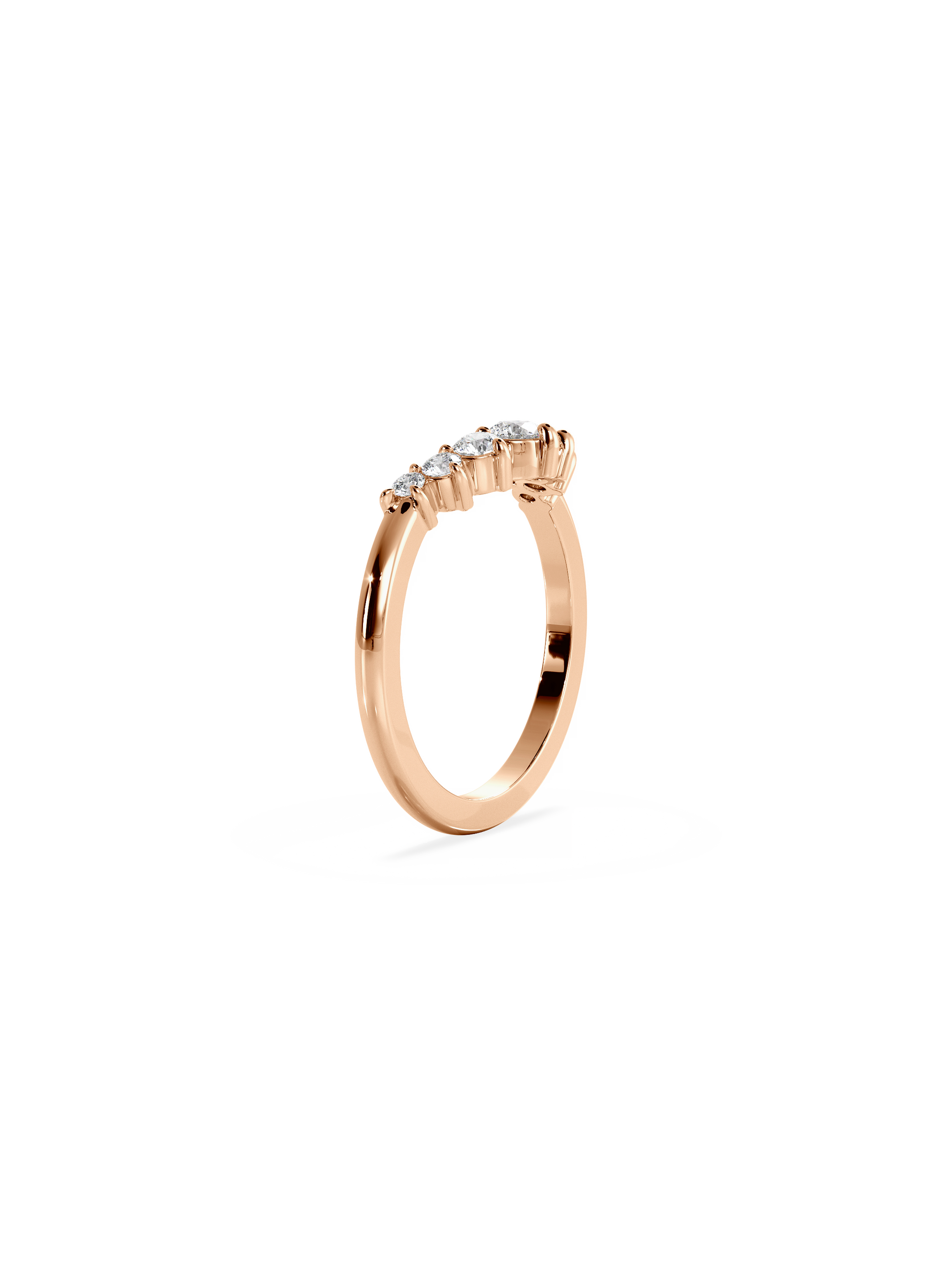 0.37 CT Round Full Eternity Lab Grown Diamond Wedding Band