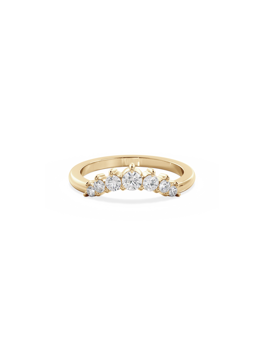 0.37 CT Round Full Eternity Lab Grown Diamond Wedding Band