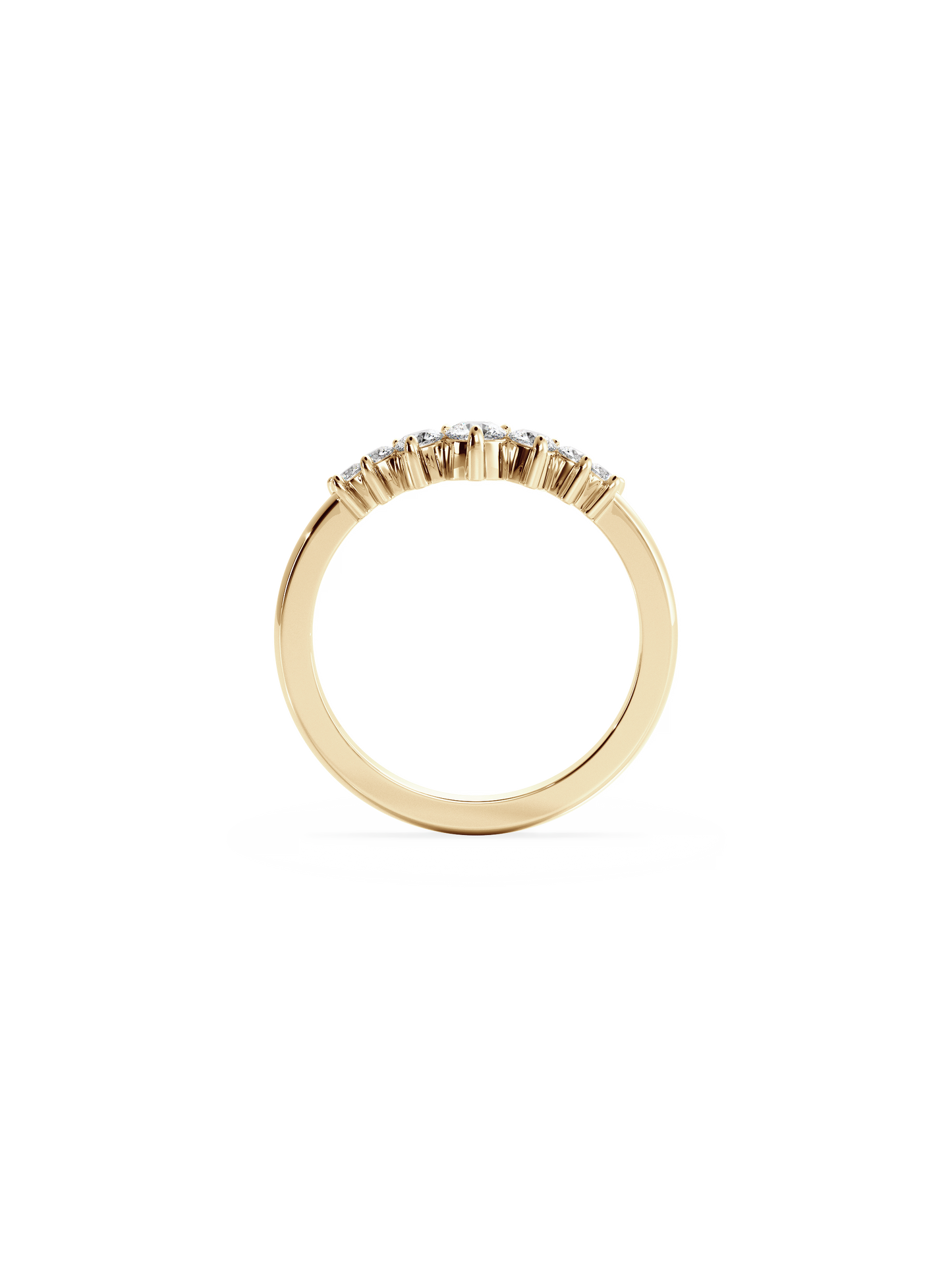 0.37 CT Round Full Eternity Lab Grown Diamond Wedding Band