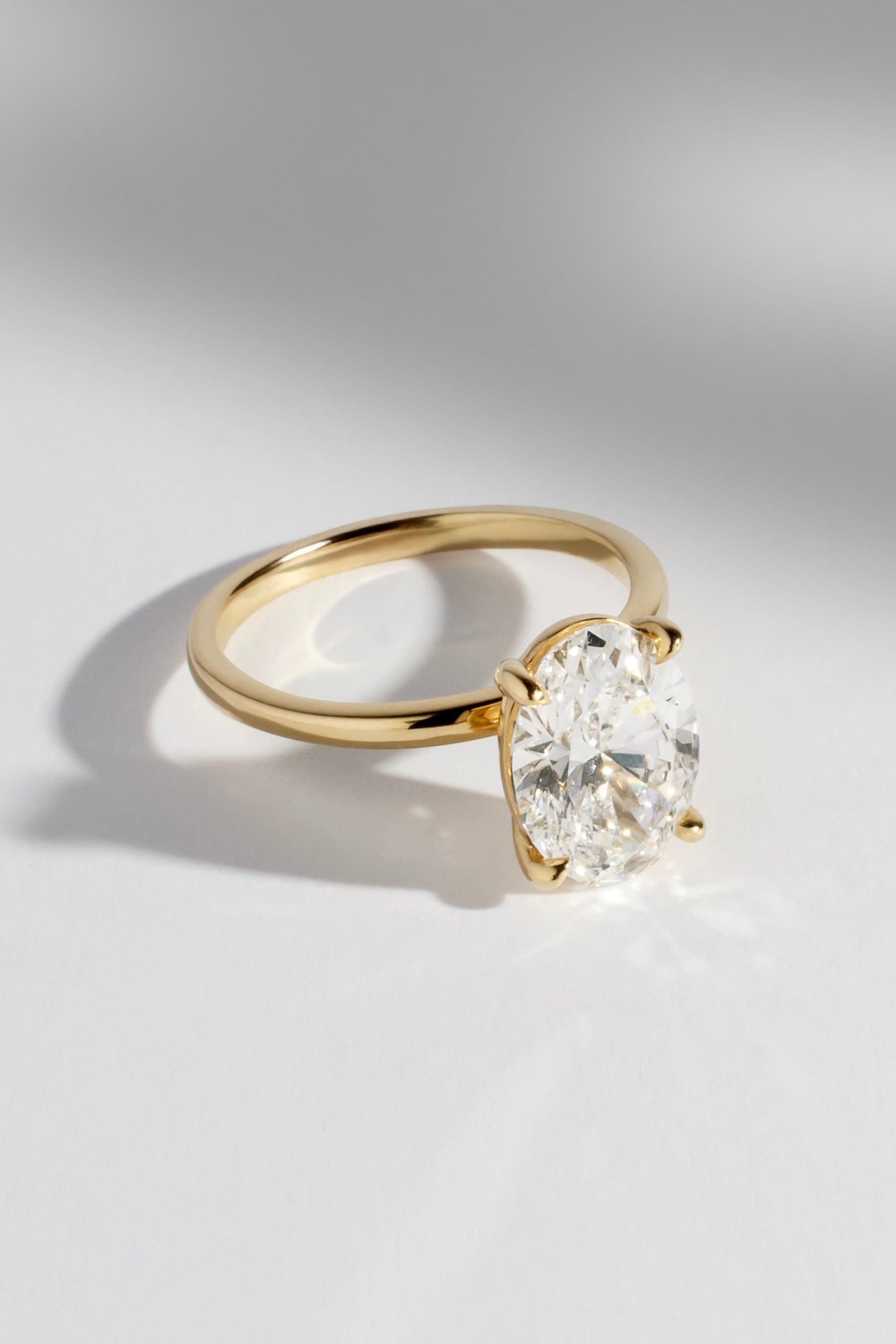 2 CT Round Three Stones Lab Grown Diamond Engagement Ring