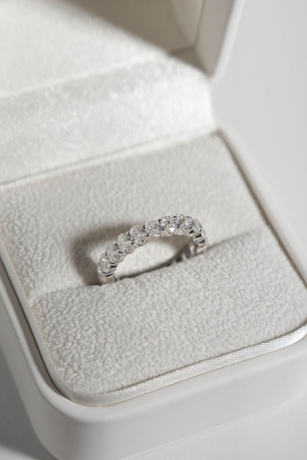 0.37 CT Round Full Eternity Lab Grown Diamond Wedding Band
