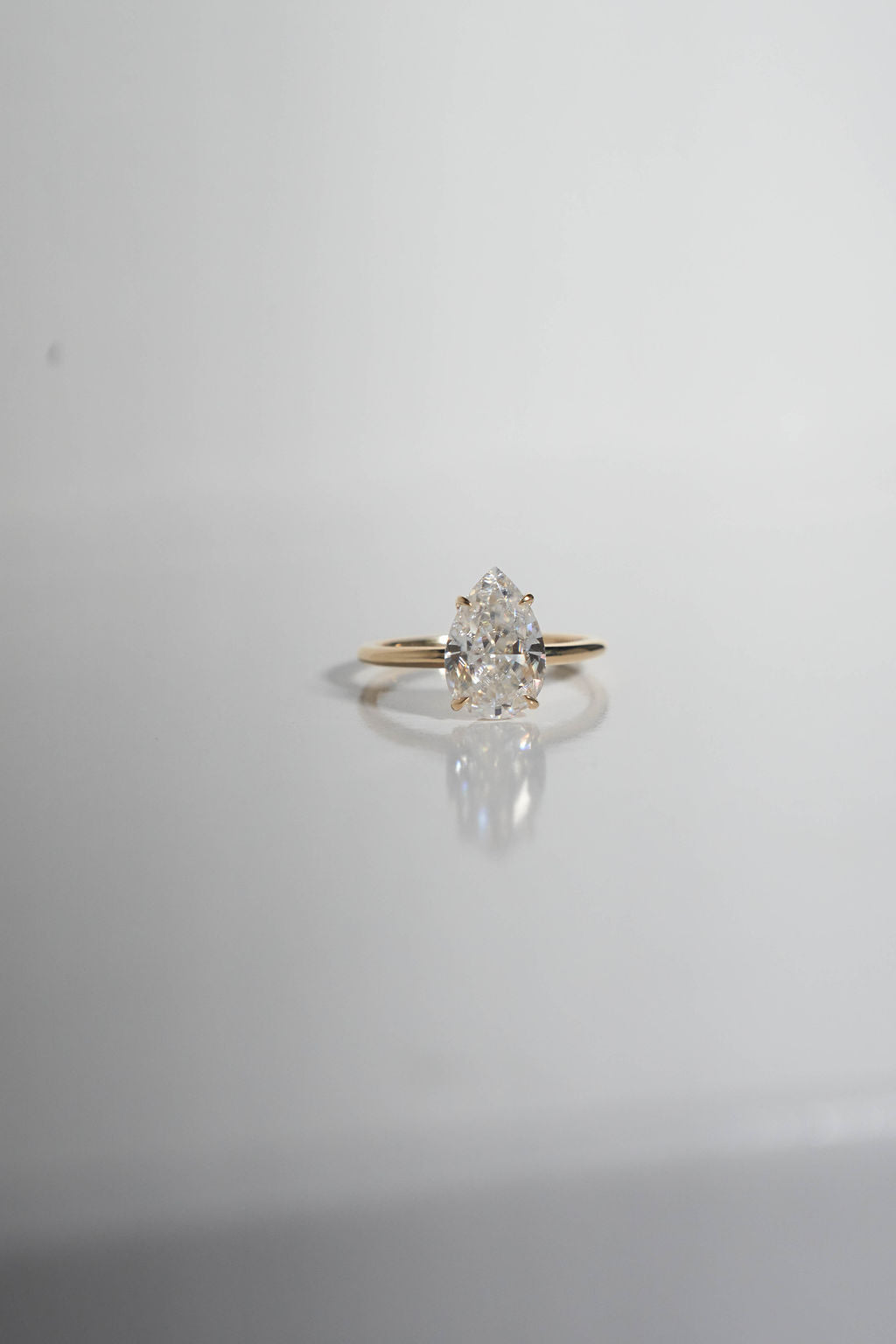 2 CT Round Three Stones Lab Grown Diamond Engagement Ring