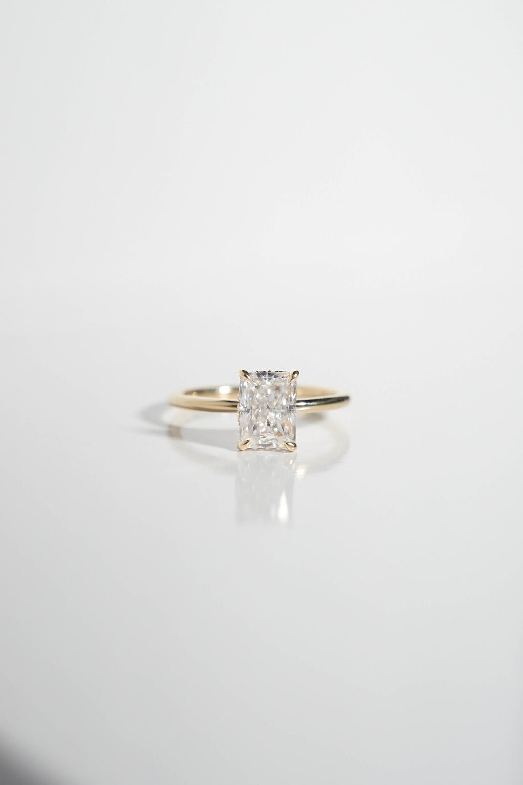 2 CT Round Three Stones Lab Grown Diamond Engagement Ring