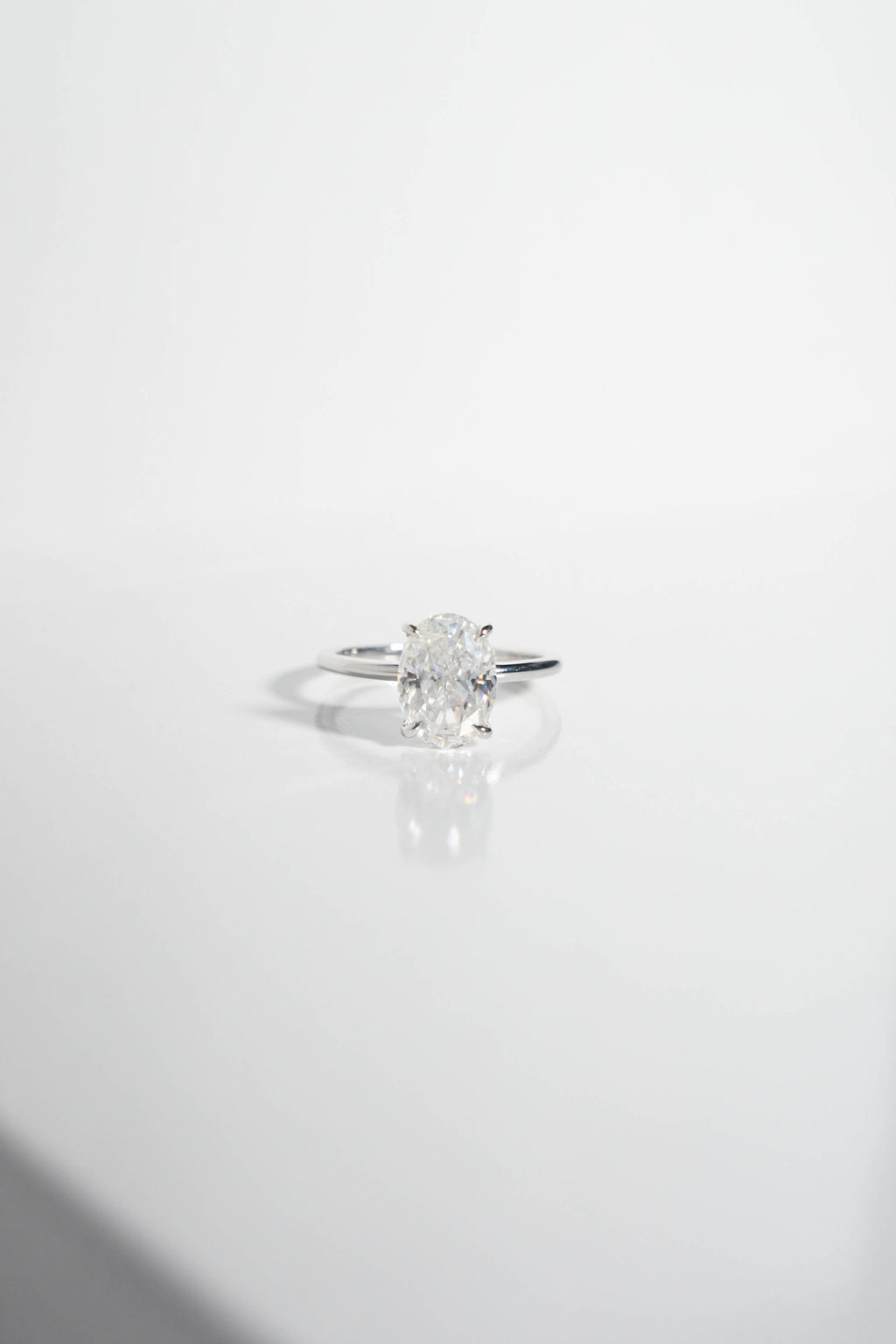 2 CT Round Three Stones Lab Grown Diamond Engagement Ring