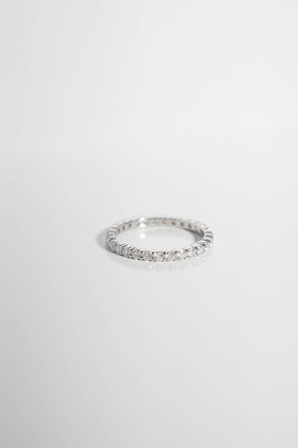 0.37 CT Round Full Eternity Lab Grown Diamond Wedding Band