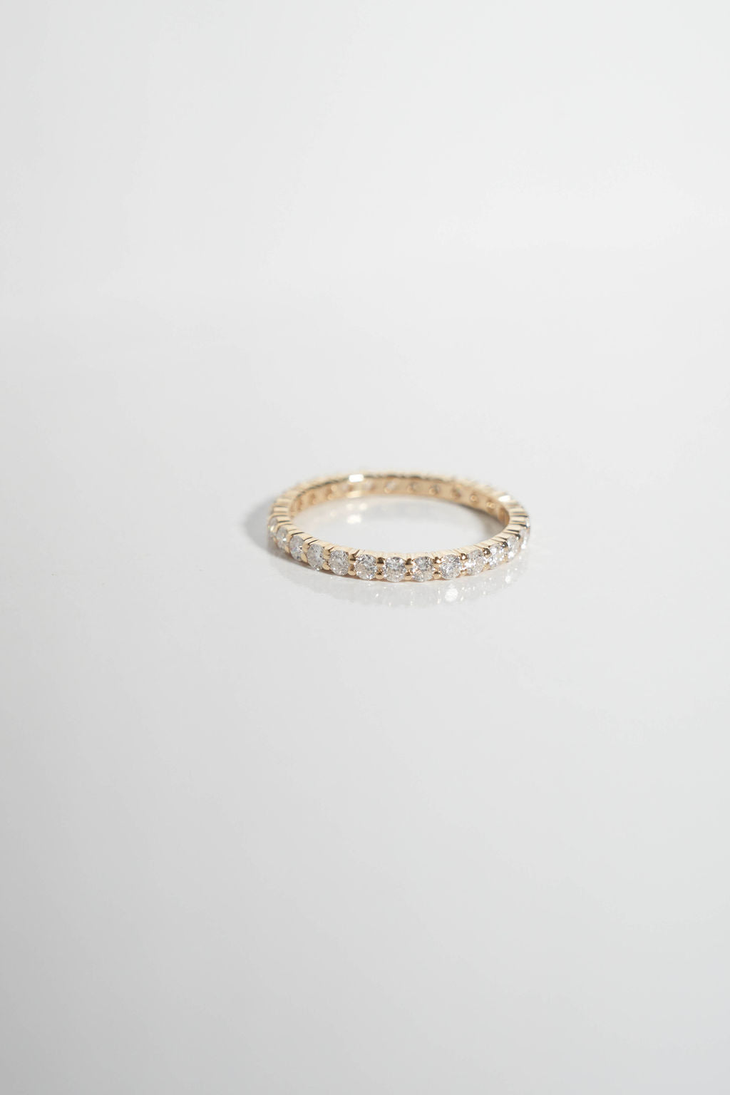 0.37 CT Round Full Eternity Lab Grown Diamond Wedding Band