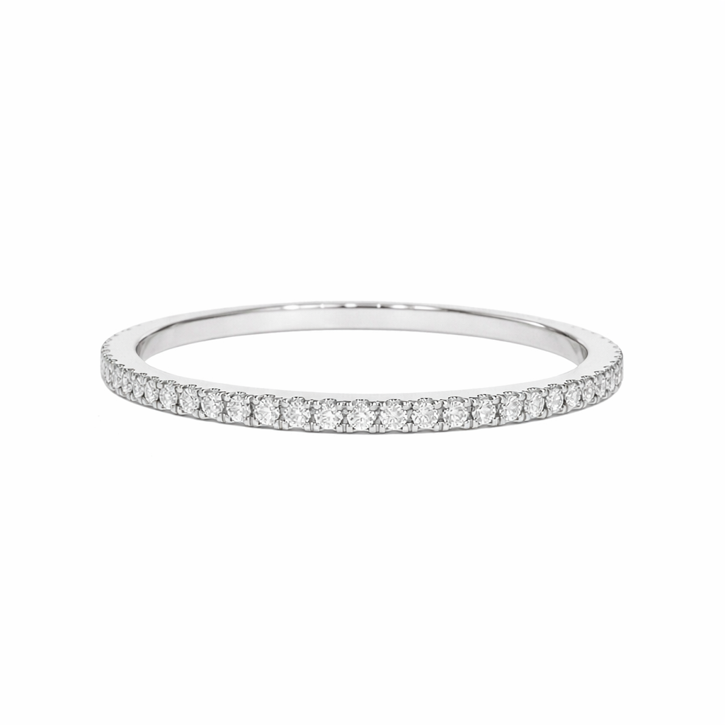 0.37 CT Round Full Eternity Lab Grown Diamond Wedding Band