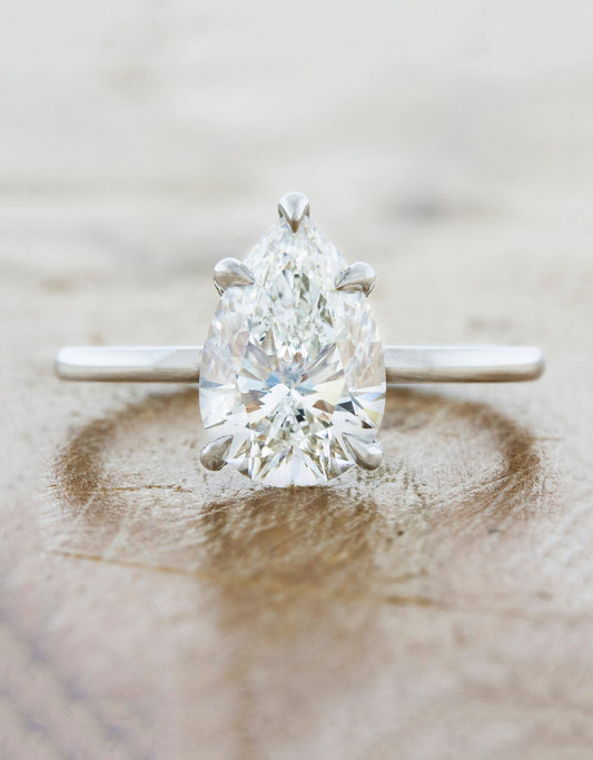 2 CT Round Three Stones Lab Grown Diamond Engagement Ring