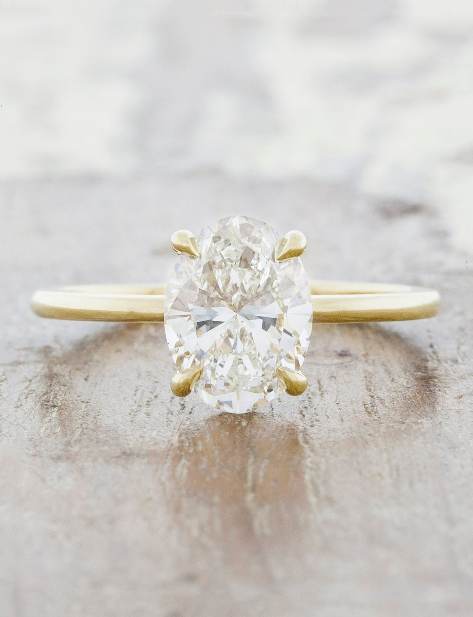 2 CT Round Three Stones Lab Grown Diamond Engagement Ring