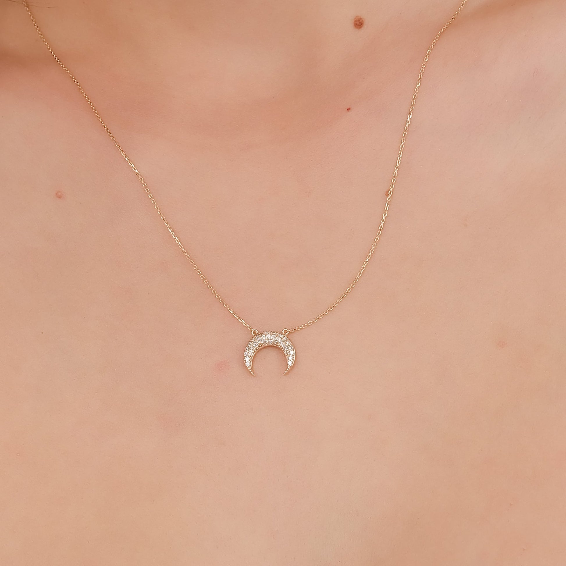 1.0 CT Round Bezel Solitaire Lab Grown Diamond Necklace