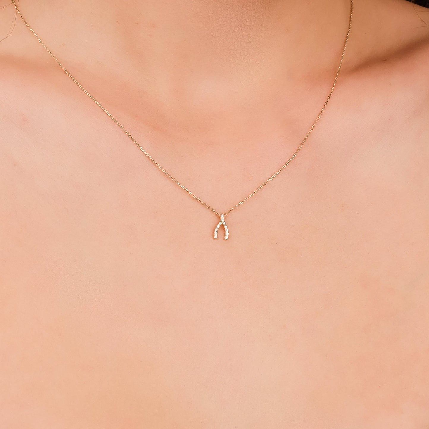 1.0 CT Round Bezel Solitaire Lab Grown Diamond Necklace