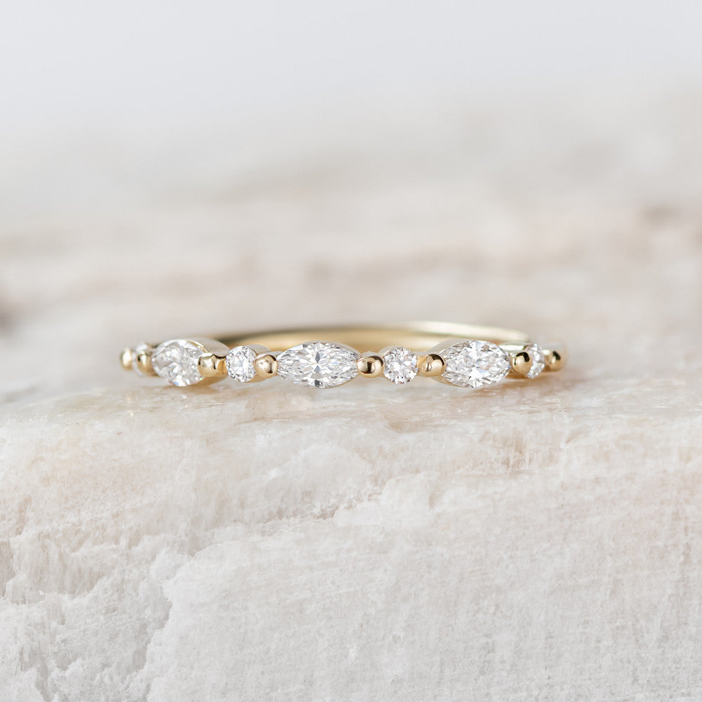 0.37 CT Round Full Eternity Lab Grown Diamond Wedding Band