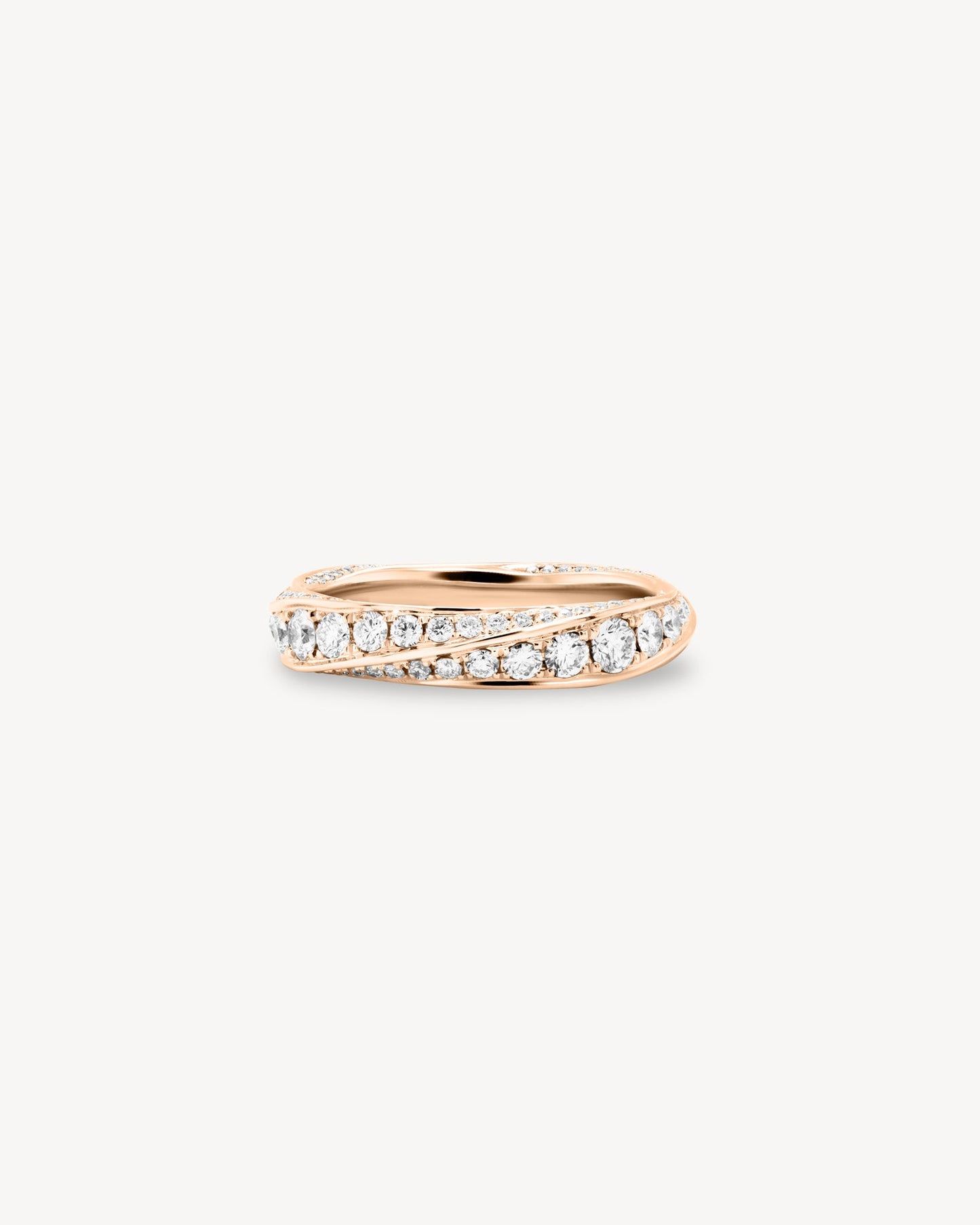 0.37 CT Round Full Eternity Lab Grown Diamond Wedding Band