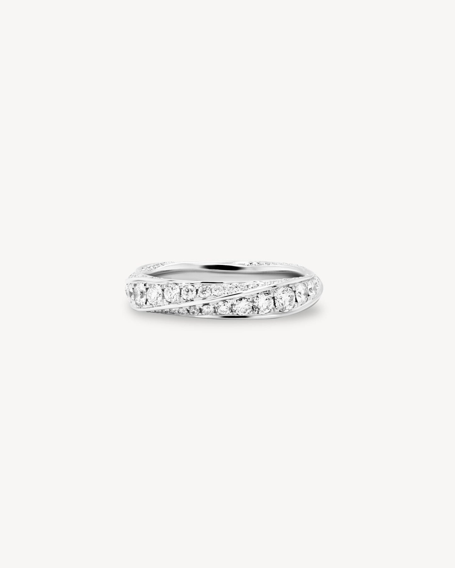 0.37 CT Round Full Eternity Lab Grown Diamond Wedding Band