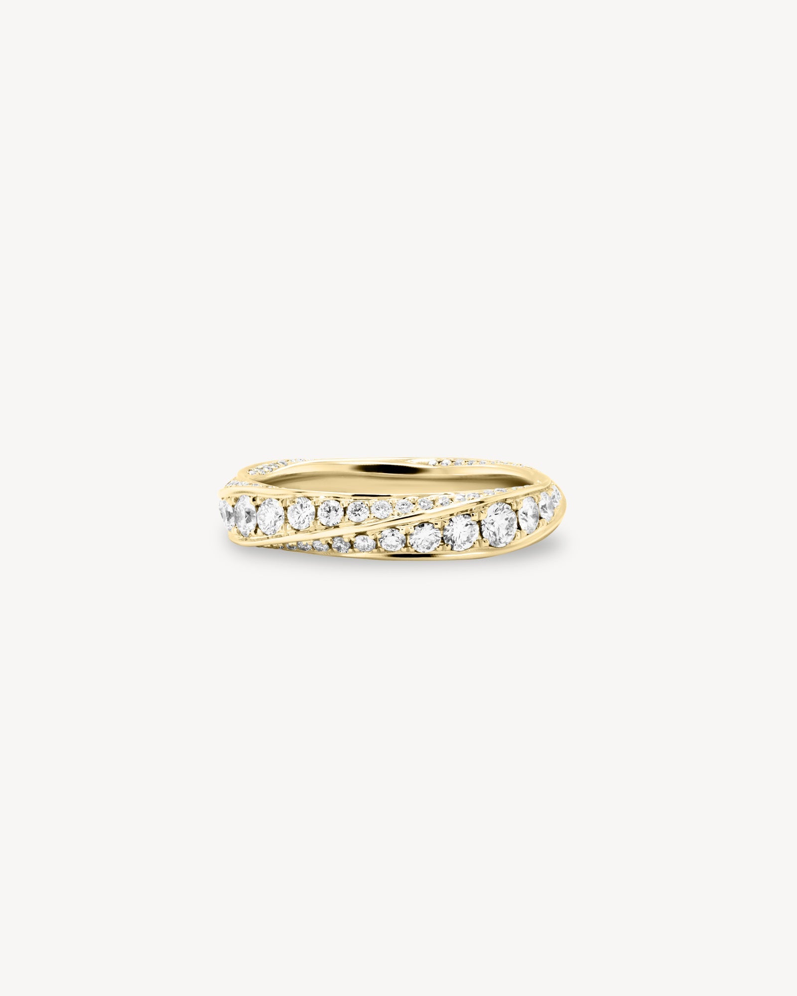 0.37 CT Round Full Eternity Lab Grown Diamond Wedding Band