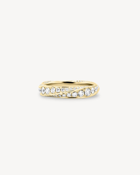 0.37 CT Round Full Eternity Lab Grown Diamond Wedding Band