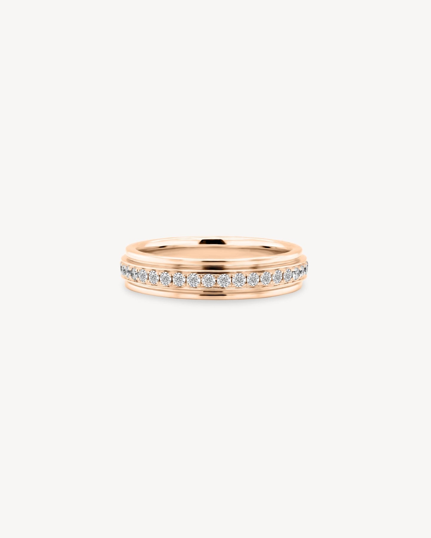 0.37 CT Round Full Eternity Lab Grown Diamond Wedding Band