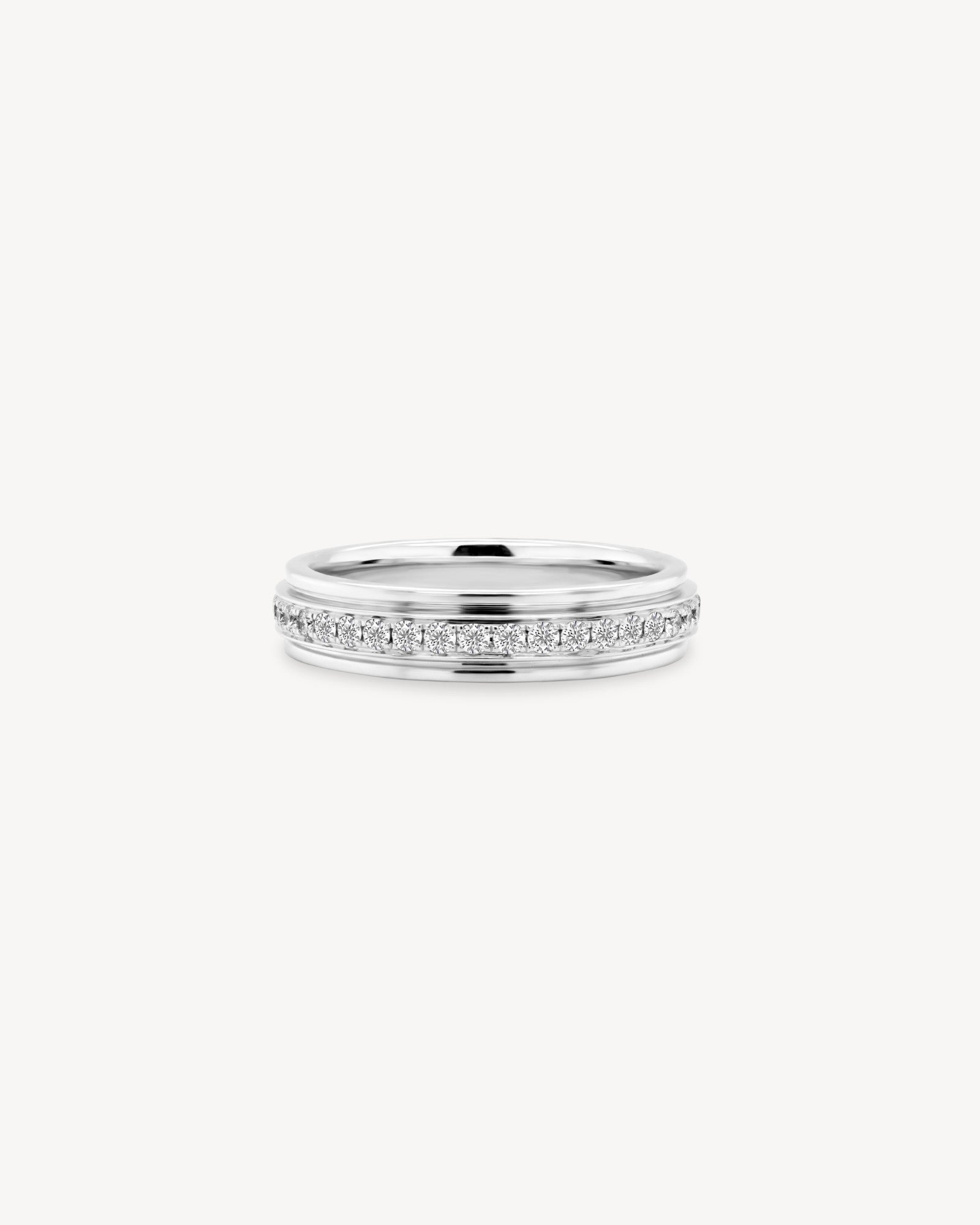 0.37 CT Round Full Eternity Lab Grown Diamond Wedding Band