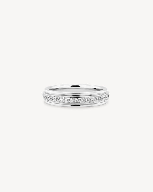 0.37 CT Round Full Eternity Lab Grown Diamond Wedding Band