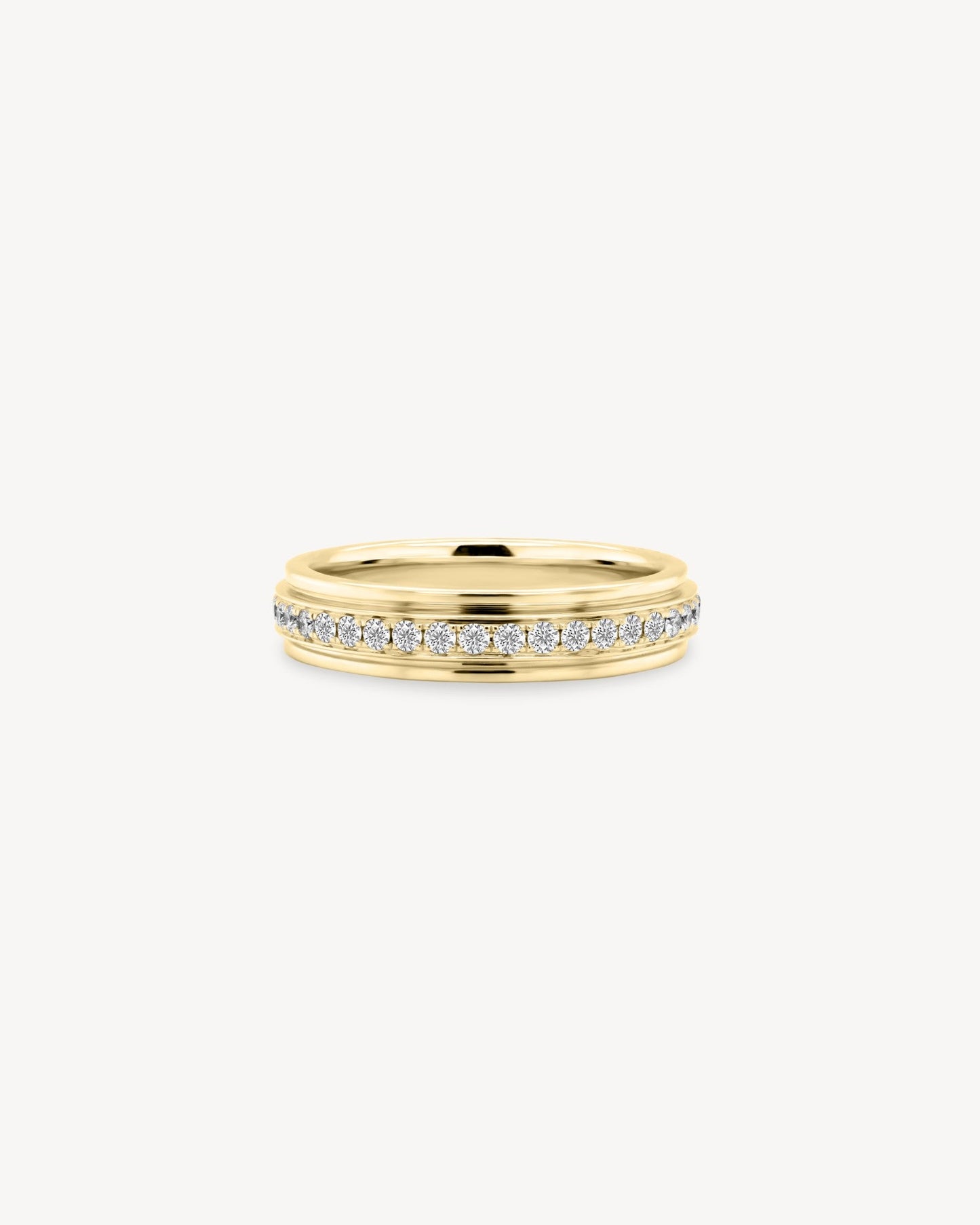 0.37 CT Round Full Eternity Lab Grown Diamond Wedding Band