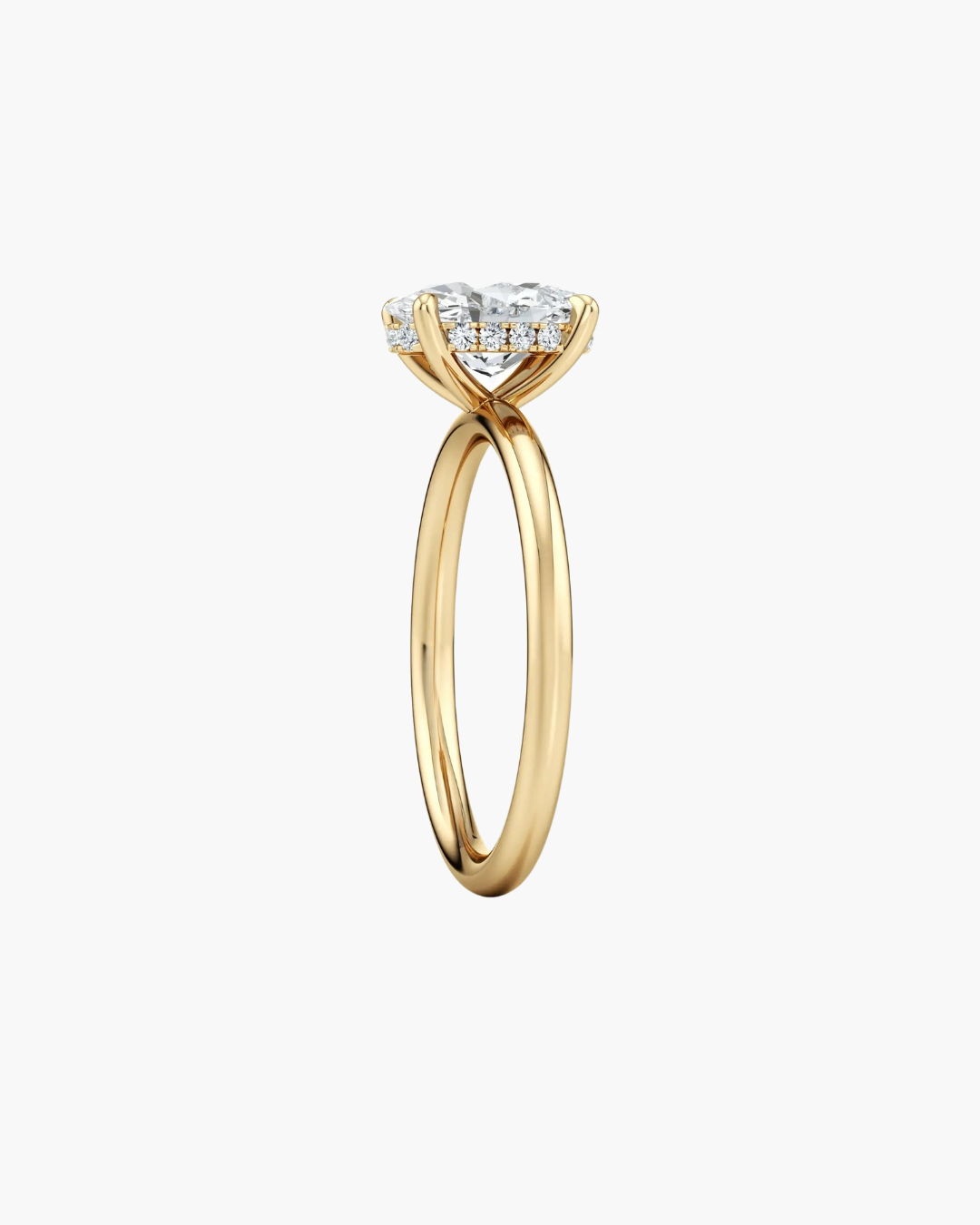 2 CT Round Three Stones Lab Grown Diamond Engagement Ring