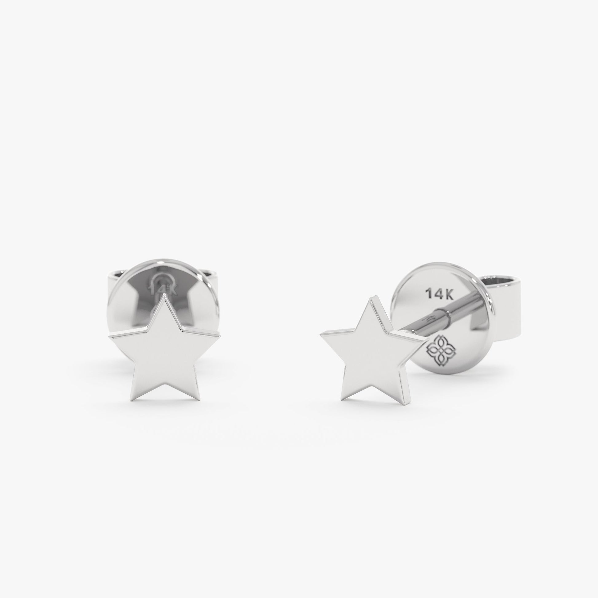 1.0 CT Round Bezel Solitaire Lab Grown Diamond Earrings