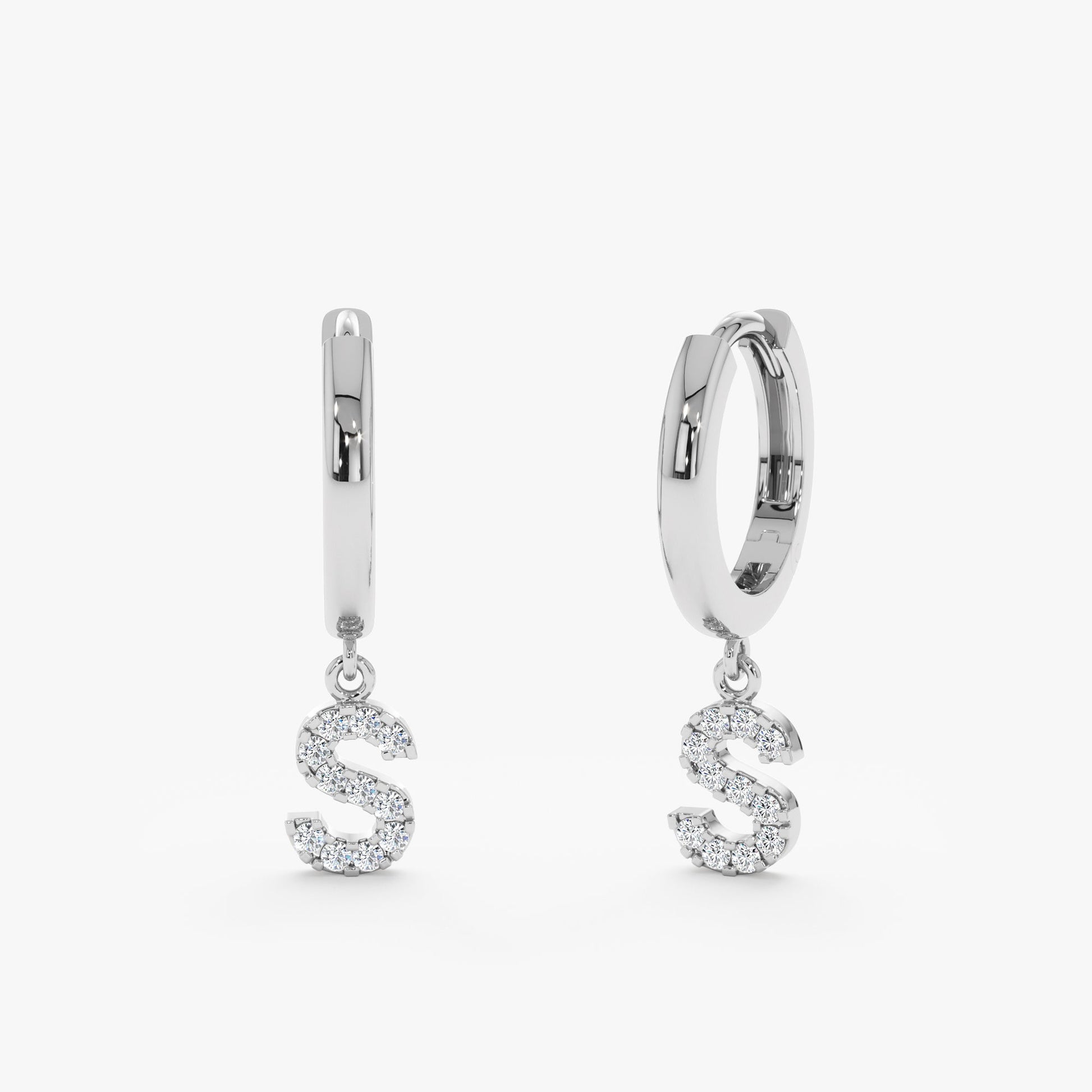 1.0 CT Round Bezel Solitaire Lab Grown Diamond Earrings