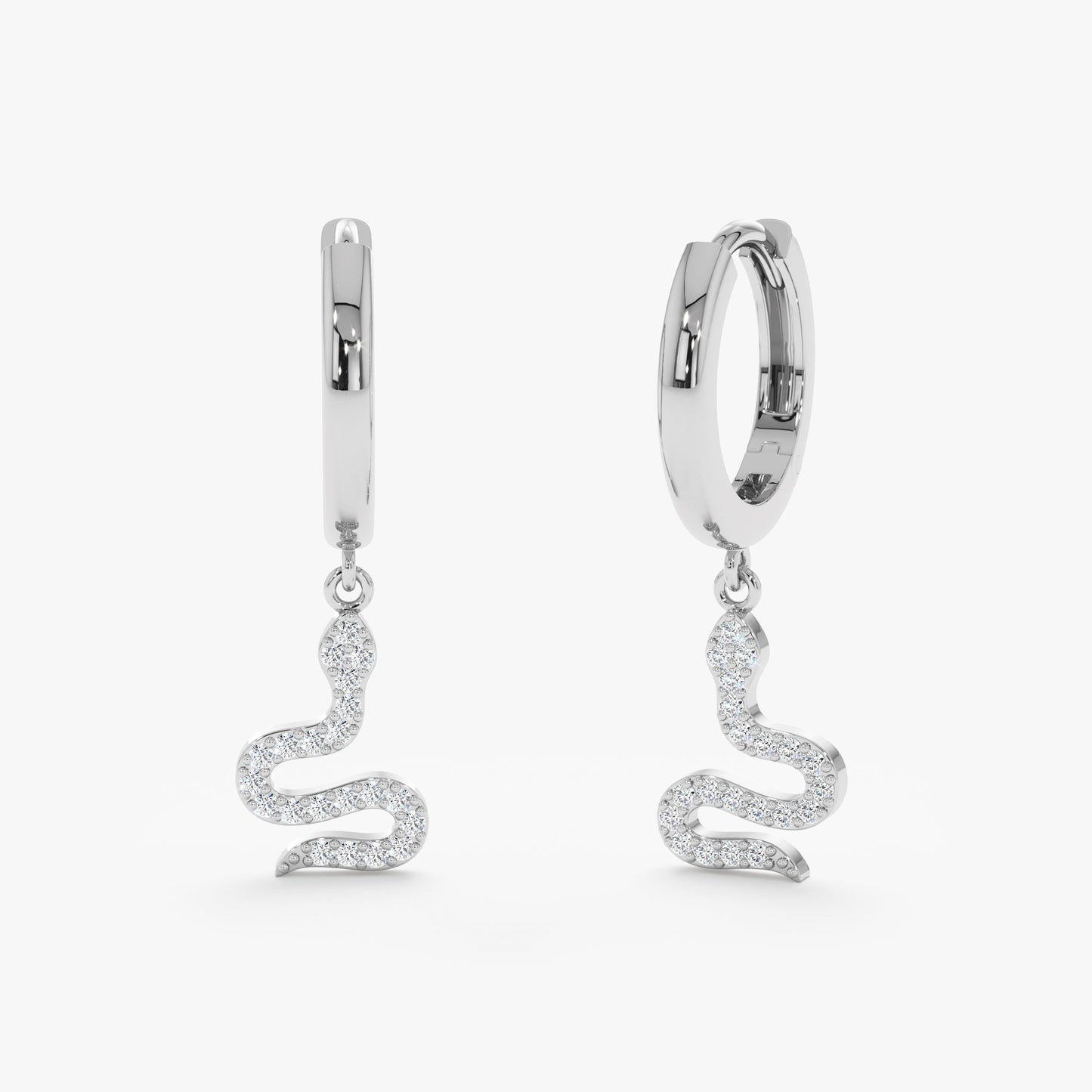 1.0 CT Round Bezel Solitaire Lab Grown Diamond Earrings